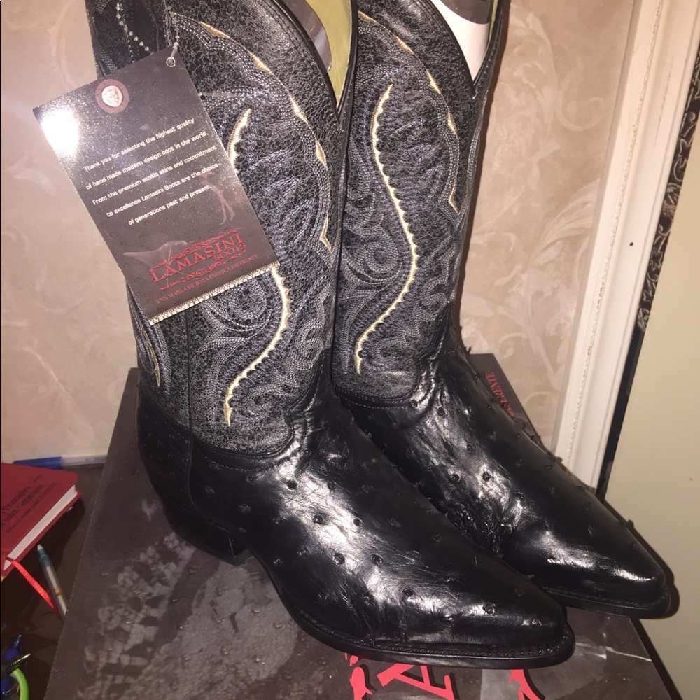 ostrich boots